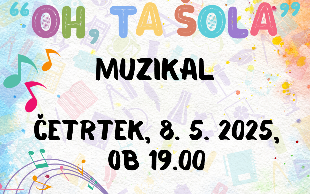 Ponovna uprizoritev muzikala “Oh, ta šola”