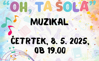 Ponovna uprizoritev muzikala “Oh, ta šola”